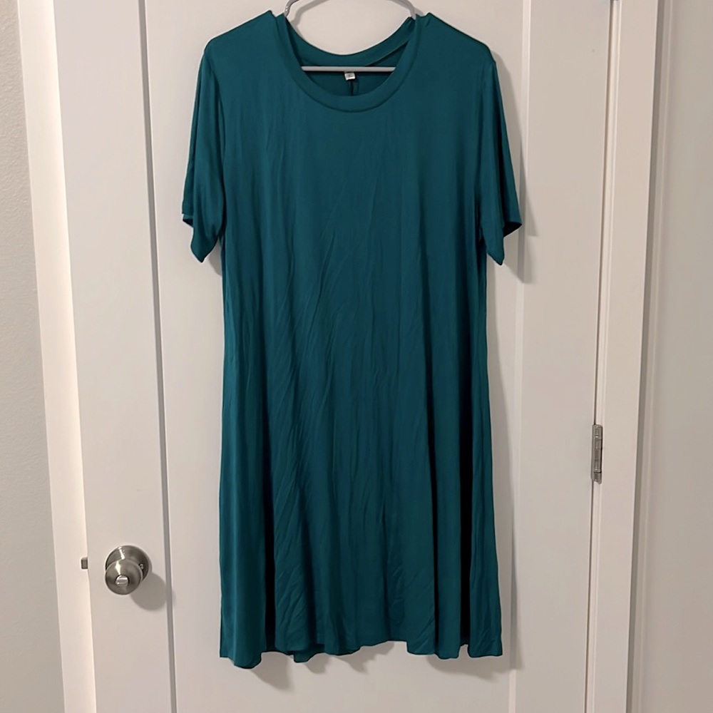 Teal dress